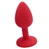 Maxbell Silicone Anal Butt Backcourt Plug Sex Stopper Adult Sex Toys for Men/Women Red S