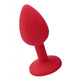 Maxbell Silicone Anal Butt Backcourt Plug Sex Stopper Adult Sex Toys for Men/Women Red S
