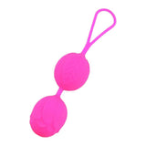 Maxbell Silicone Female Vaginal Tightening Kegel Ben Wa Ball Pelvic Floor Exerciser Rose Red