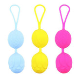 Maxbell Silicone Female Vaginal Tightening Kegel Ben Wa Ball Pelvic Floor Exerciser Rose Red