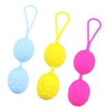 Maxbell Silicone Female Vaginal Tightening Kegel Ben Wa Ball Pelvic Floor Exerciser Rose Red