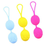 Maxbell Silicone Female Vaginal Tightening Kegel Ben Wa Ball Pelvic Floor Exerciser Rose Red