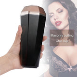 Maxbell Silicone Auto Aircraft Cup Male Multi Frequency Vibrating Suction Massager 01