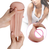 Maxbell Silicone Auto Aircraft Cup Male Multi Frequency Vibrating Suction Massager 01