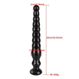 Maxbell Women Female Beginner Plug Anal Insert Stopper Butt Suction Toys  Black S