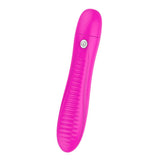 Maxbell Female Soft Silicone Vibrating Massager Wand Fatigue Relief Vibrator Rose Red