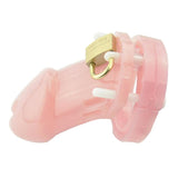 Maxbell Maxbell Men Male Chastity Device Cage with 5 sizes Rings & Lock & Keys Pink