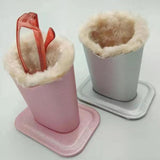 Maxbell 3x Anti scratch Plush Eyeglasses Holder Stand Protective Glasses Case