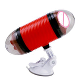 Maxbell Maxbell Male Masturbation Cup Realistic Oral & Vagina Double Heads Exerciser Red