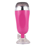 Maxbell Male Masturbator Realistic Anal Masturbation Cup+Rotatable Holder Base Pink