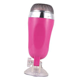 Maxbell Male Masturbator Realistic Anal Masturbation Cup+Rotatable Holder Base Pink
