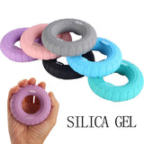 Maxbell Maxbell 30LB 3" Hand Strength Finger Grip Muscle Power Training Ring Exerciser Blue