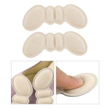 Maxbell Maxbell Heel Cushion Pads Inserts Anti-Slip Foot Protector Beige 3mm Thick