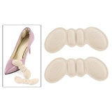 Maxbell Maxbell Heel Cushion Pads Inserts Anti-Slip Foot Protector Beige 3mm Thick