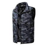 Smart Heated Vest for Winter running Mountain Camping L Camouflage