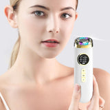 EMS Vibration Red & Blue LED light Beauty Device Face Massager Facial Lift white