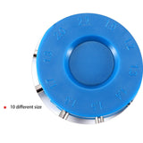 Maxbell 6xHigh Accuracy Glasses Hole Measuring Tool Eyeglass Repair Tool 10 Size