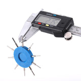 Maxbell 6xHigh Accuracy Glasses Hole Measuring Tool Eyeglass Repair Tool 10 Size