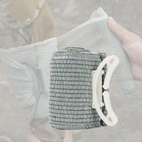 Maxbell 4xBandage Roll Tape Used for Wound Care Outdoor Survival Battle 4inch Grey