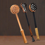 Maxbell 2 Pieces Manual Muscle Massage Hammer Stick Wood Handle Body Care 40x10cm