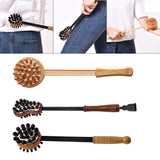 Maxbell 2 Pieces Manual Muscle Massage Hammer Stick Wood Handle Body Care 40x10cm