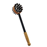 Maxbell 2 Pieces Manual Muscle Massage Hammer Stick Wood Handle Body Care 40x10cm