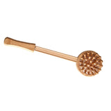 Maxbell 2 Pieces Manual Muscle Massage Hammer Stick Wood Handle Body Care 40x10cm