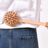 Maxbell 2 Pieces Manual Muscle Massage Hammer Stick Wood Handle Body Care 40x10cm