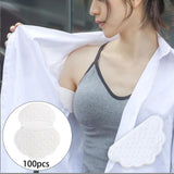 Maxbell 2x100x Underarm Sweat Pads Disposable Unflavored Non Visible for Summer Unisex