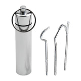 Maxbell 3x Toothpick Set with Storage Case Stainless Steel for Camping Outdoor Small - Aladdin Shoppers