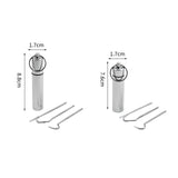 Maxbell 3x Toothpick Set with Storage Case Stainless Steel for Camping Outdoor Small - Aladdin Shoppers