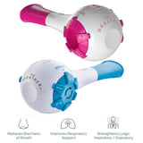 Maxbell Lung Exercise Device Exerciser Natural Breathing Trainer Adjustable Red - Aladdin Shoppers
