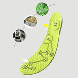 Maxbell Maxbell 2 Pairs Foot Acupressure Insoles Air Cushion Massaging Breathable 37-38 Green