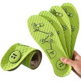 Maxbell Maxbell 2 Pairs Foot Acupressure Insoles Air Cushion Massaging Breathable 37-38 Green