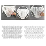 Maxbell 2x30Pcs Disposable Underwear Panties Comfortable Portable Handy for Men Girls Double layer