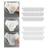 Maxbell 2x30Pcs Disposable Underwear Panties Comfortable Portable Handy for Men Girls Double layer