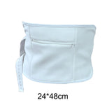 Maxbell Castor Oil Pack Compress Portable Women Men Adjustable Unisex Easy to Use White