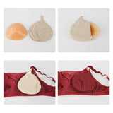 Maxbell 3xSilicone Breast Protective Pocket Fake Breast Protective Case for Mastectomy S