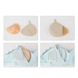 Maxbell 3xSilicone Breast Protective Pocket Cotton Protect Pocket for Mastectomy Women M Left