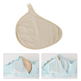 Maxbell 3xSilicone Breast Protective Pocket Cotton Protect Pocket for Mastectomy Women M Left