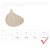 Maxbell 2xSilicone Breast Protective Pocket Cotton Protect Pocket for Mastectomy Women XL Left