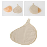Maxbell 3xSilicone Breast Protective Pocket Cotton Protect Pocket for Mastectomy Women L Right