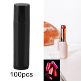 Maxbell 100x Lip Gloss Tubes DIY Mini for Valentine's Day Present Girls Women Makeup black