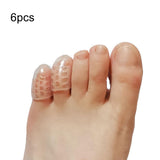 Maxbell Toe Protector Silicone with Holes Breathable Toe Caps for Running Home Women 6 pieces
