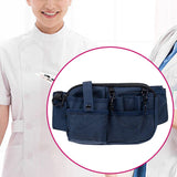 Maxbell 3xNurse Pouch Waist Bag Apron Hip Bag Utility Waist Pack Nurse Tool Belt Pouch Deep Blue