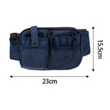 Maxbell 3xNurse Pouch Waist Bag Apron Hip Bag Utility Waist Pack Nurse Tool Belt Pouch Deep Blue