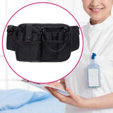 Maxbell 2xNurse Pouch Waist Bag Apron Hip Bag Utility Waist Pack Nurse Tool Belt Pouch Black