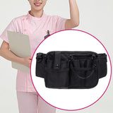 Maxbell 3xNurse Pouch Waist Bag Apron Hip Bag Utility Waist Pack Nurse Tool Belt Pouch Black