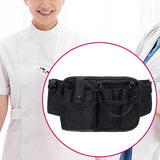 Maxbell 2xNurse Pouch Waist Bag Apron Hip Bag Utility Waist Pack Nurse Tool Belt Pouch Black