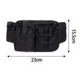Maxbell 2xNurse Pouch Waist Bag Apron Hip Bag Utility Waist Pack Nurse Tool Belt Pouch Black